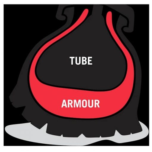 Disegno sezione inserto Tannus Armour Tube