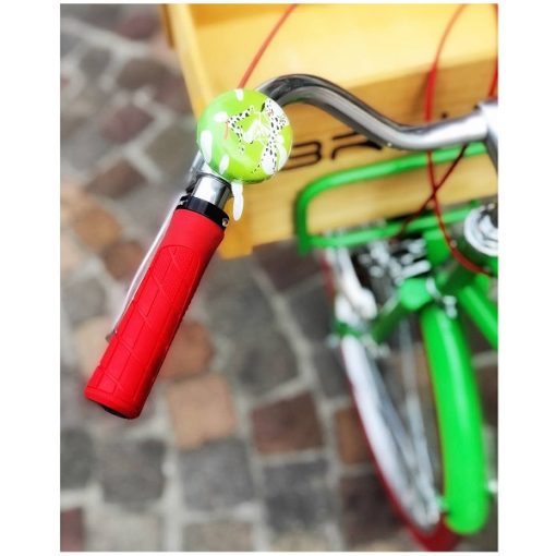 Bici City Custom BRN 26 GreenAmerica particolare manopole rosse
