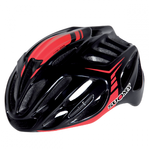 Casco Suomy Timeless versione Race, colore Black and Red