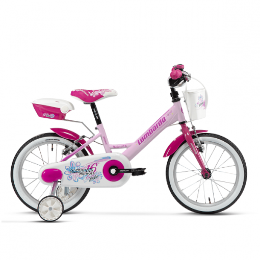 Bici Young Lombardo Mariposa 16 Pink per piccole cicliste