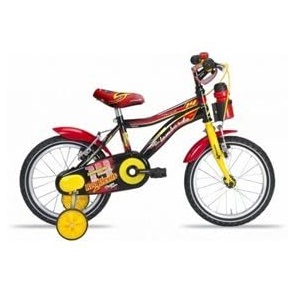 Bici Kids Lombardo Monopoli 12 Black Red per piccoli ciclisti