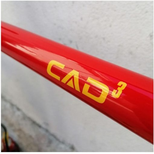 Bicicletta da corsa Cannondale Cad3 Usata. Particolare tubo telaio.