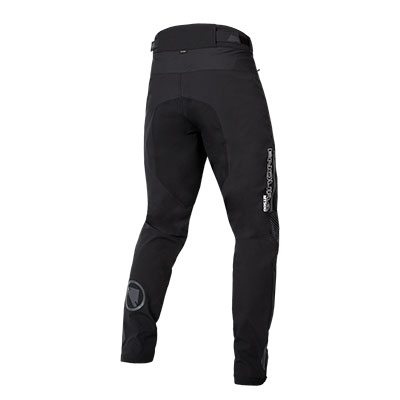 Pantaloni Endura MT500 resistenti all'acqua, colore nero, vista retro