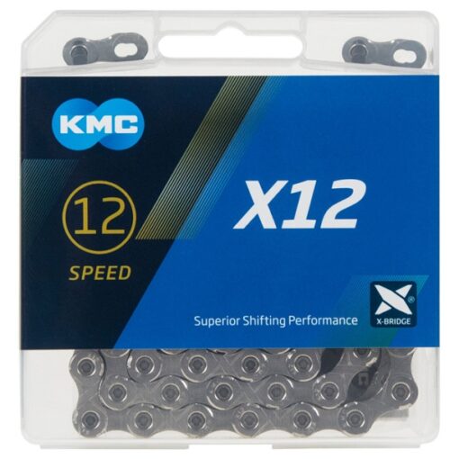 Catena KMC X12 per trasmissione 12 velocità, compatibile Shimano e Sram