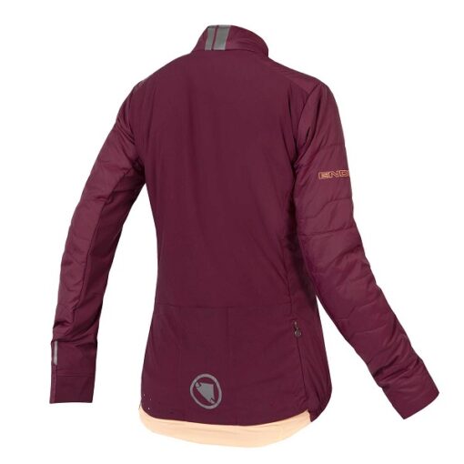 Giacca Endura Pro SL Wms Primaloft Jacket Aubergine vista retro