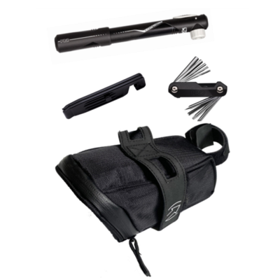 CombiPack PRO Kit Sottosella, con borsetta sottosella, mini pompa, leva gomme, multitool